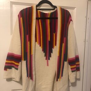 Beyond vintage rainbow cardigan
